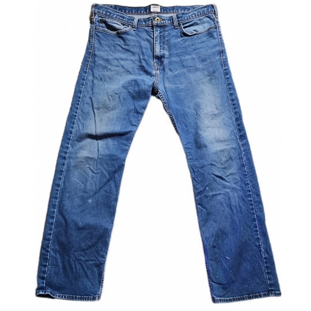 Levis Dockers Jeans Vintage Regular Mens 34x27 Blue Straight Grunge Preppy RARE